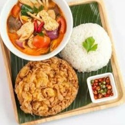 ข้าวไข่เจียว คู่ ต้มยำ