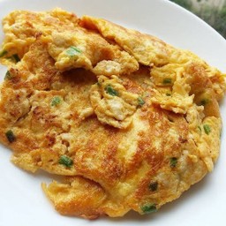 ไข่เจียว ไก่สับ