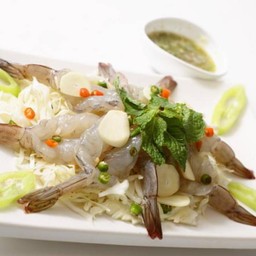 กุ้งแช่น้ำปลา