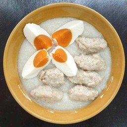 โจ๊กหมูล้วน ไข่เค็ม