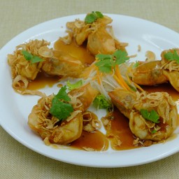 กุ้งทอดซอสมะขาม
