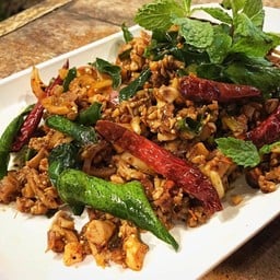 ลาบ เป็ด (ไม่ใส่หนัง)