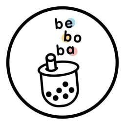 ชานมไข่มุก beboba ด้านในร้านข้าวหมูแดงบางปะกอก (แพนด้า)