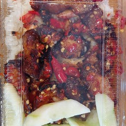 ข้าวสามชั้นพริกเกลือ