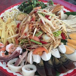 ส้มตำถาดใหญ่
