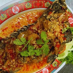 ปลาเก๋าทอดสามรส
