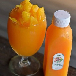 น้ำส้มคั้นสด sun juice สำเพ็ง 2