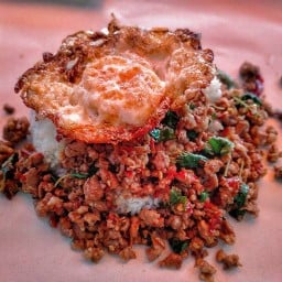 กะเพราเผ็ดมากบ้านโป่ง บ้านโป่ง