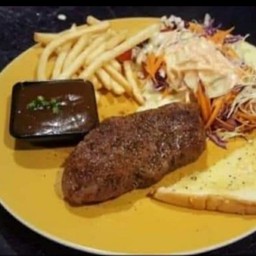 สเต็กเนื้อสันนอก