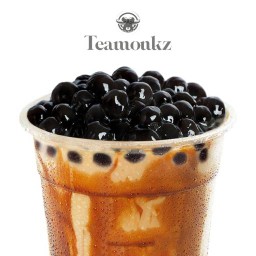 Teamonkz Blacksugar milk tea เชียงราย