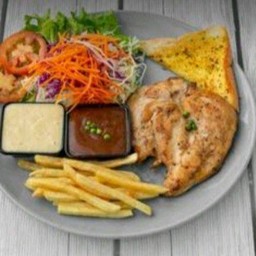 สเต็กไก่พริกไทยดำ