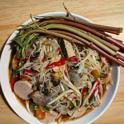 ตำป่ากุ้งสด