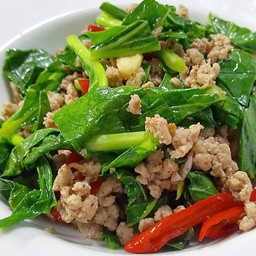 ผัดคะน้า (กับข้าว)