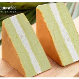 ชิฟฟ่อนมะพร้าวอ่อน (กล่องเล็ก 6 ชิ้น)