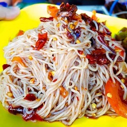 ตำขนมจีน ใส่ปลาร้า  (ต้มสุก)ซิกเนเจอร์ แซ๊บแซ่บหล้ายหลาย..ไม่ใส่เส้นมะละกอ..