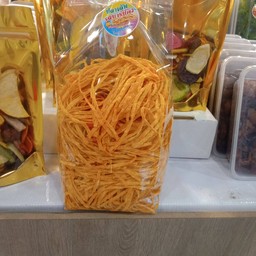 ปลาเส้นบาร์บีคิว+ปูอัด