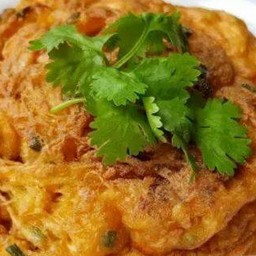 ข้าวไข่เจียวแหนม ไข่2ฟอง