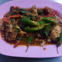 ผัดพริกเผาปลาแรด