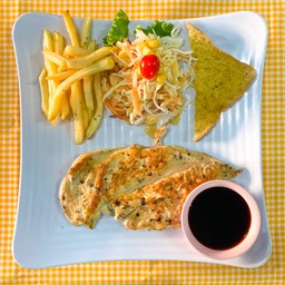 สเต็กอกไก่ซอสเทอริยากิ