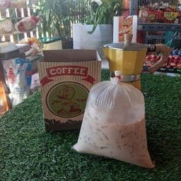 กาแฟสด ลาเต้ ถุงกระดาษ