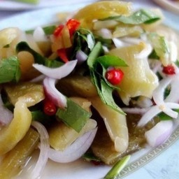 ยำผักเกี๊ยมฉ่าย (ผักกาดกระป๋อง)