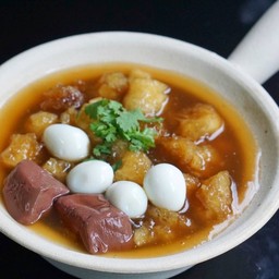 กระเพาะปลา+ไข่+เลือด (พิเศษ)