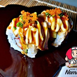 กริลแซลมอนมาโยมากิ (1ชิ้น)