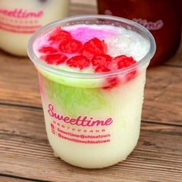 ทับทิมกรอบ+ซาหริ่มน้ำกะทิ