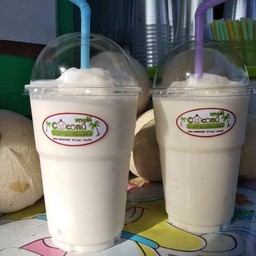 หนูดี มะพร้าวเผาปั่นนมสด