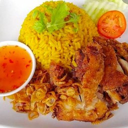 ข้าวหมกไก่ทอด