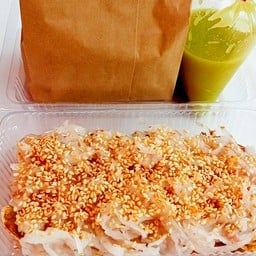 กล้วยทับเพิ่มใส้มะพร้าวอ่อน+กล้วยปิ้งธรรมดา