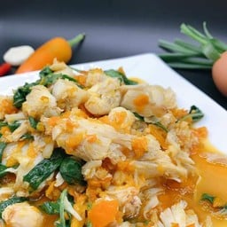 ผัดกะเพราปูก้อน