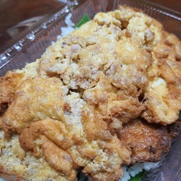 ไข่เจียวหมูสับ กับข้าว