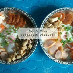 ไข่กระทะ(ถาดฟอยล์) กะ ปังญวน