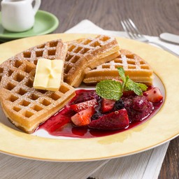Berry waffle