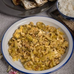 ผักกาดดองผัดไข่