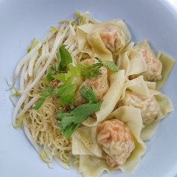 บะหมี่เกี๊ยวกุ้งล้วน