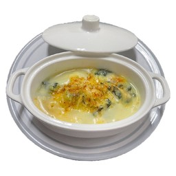 ผักโขมอบชีส