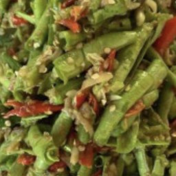 ตำถั่ว ปูปลาร้า