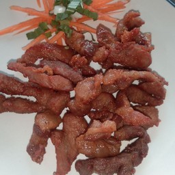 หมูทอดแดดเดียว