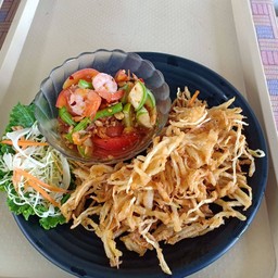 ส้มตำทอด