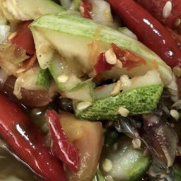 ตำแตง ปูปลาร้า