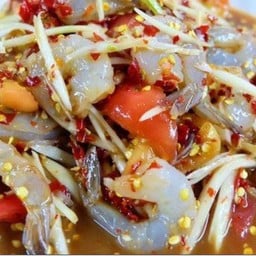 ตํามะละกอกุ้งสดs