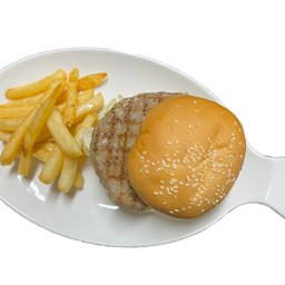 เบอเกอร์ไก่บด