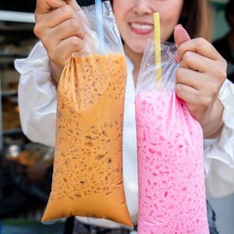 ร้านชาโบราณถุงมัดยาง