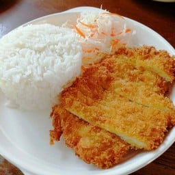 ข้าวหมูทอดชีส
