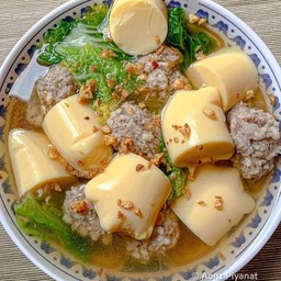 ต้มจืดเต้าหู้อ่อน-หมูสับ