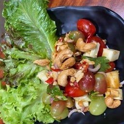 อาหารมังสวิรัติ เต้าหู้ ผัก ผลไม้ vegetarian