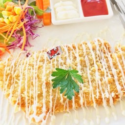 สเต็กปลาดอรี่กรอบ Crispy Dory fish steak