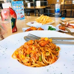 สปาเก็ตตี้ซอสหมู